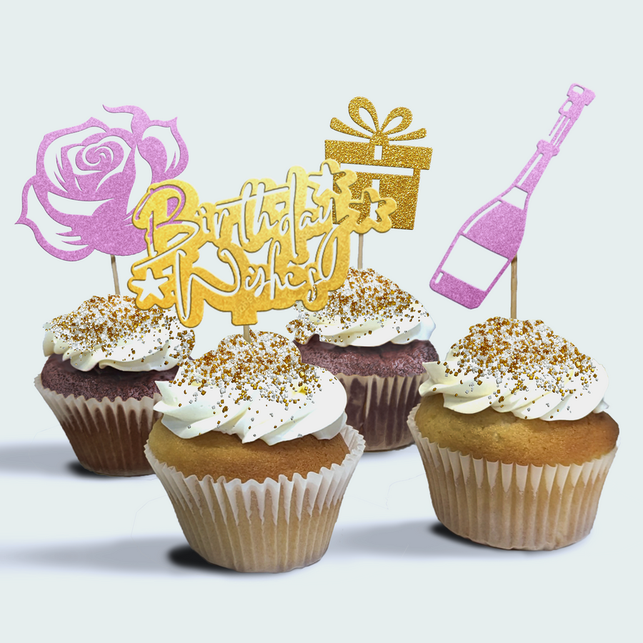 4-Pack of Champagne Pop Cupcakes