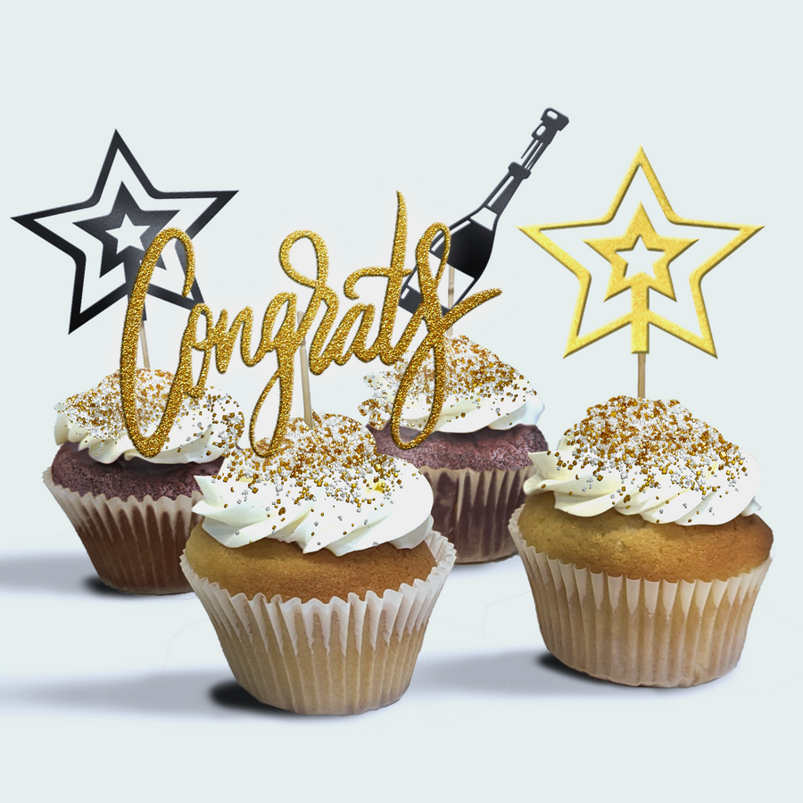 4-Pack of Congrats Cupcakes