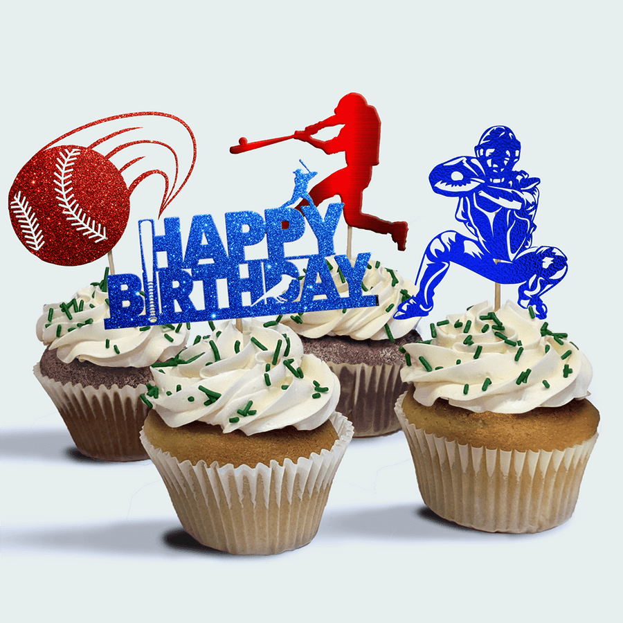 4-Pack of Jays Fan's Birthday Cupcakes