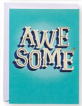AWESOME Greeting Card