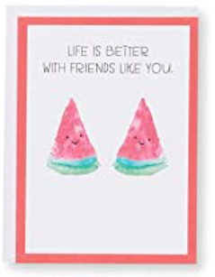 Life is better with friends like you. Greeting Card