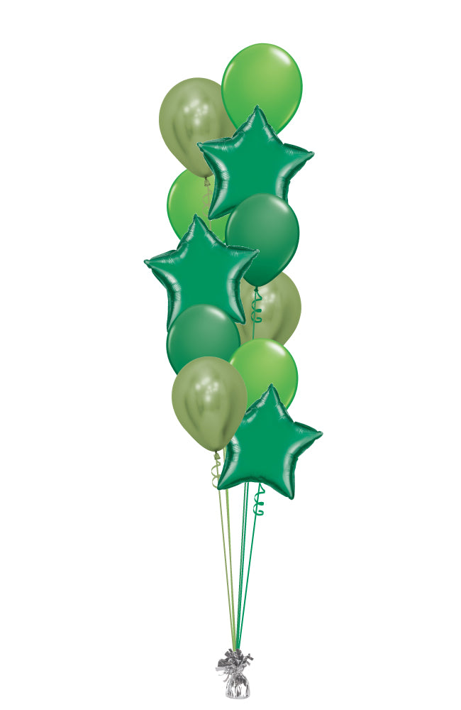 Green Tower Balloon Bouquet