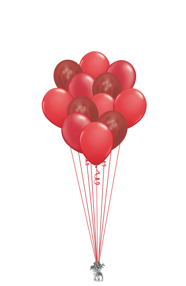 Red Bunch Balloon Bouquet