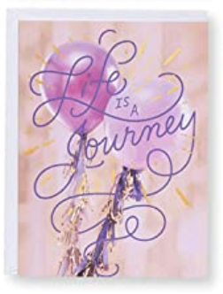 Life is a journey. Greeting Card
