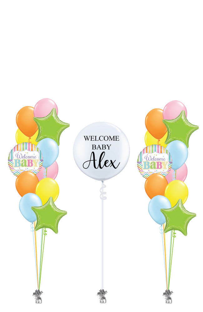 Welcome Baby with Custom Print