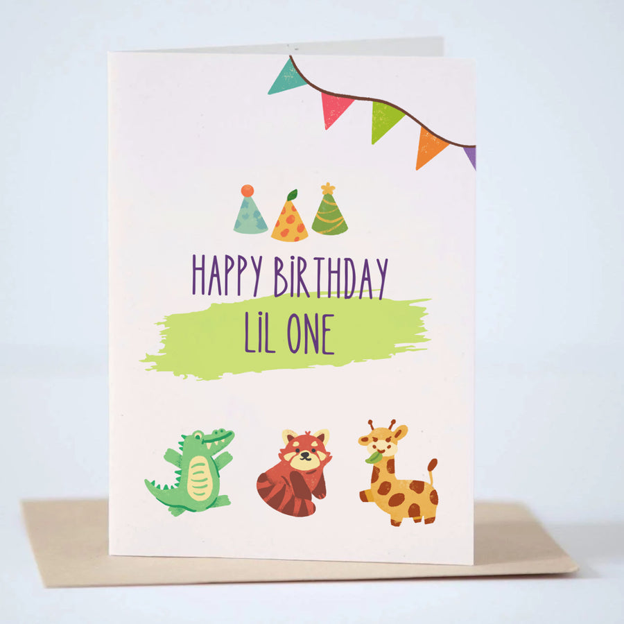 Happy Birthday Lil One Greeting Card
