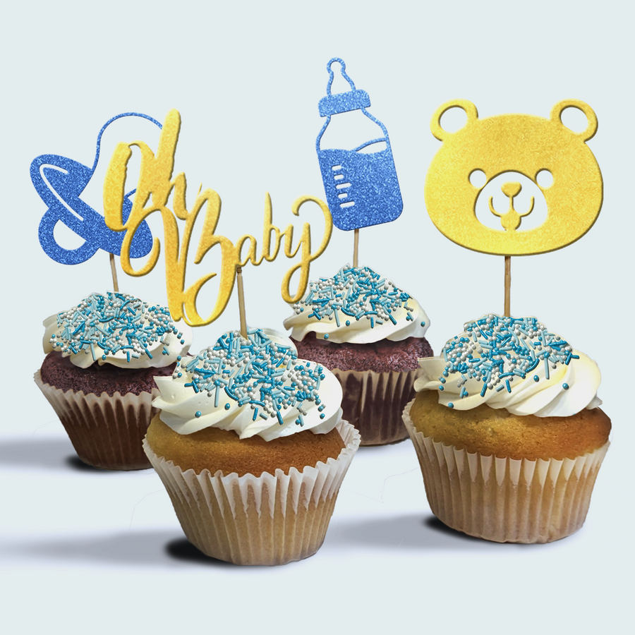 4-Pack of It's a Boy! Cupcakes