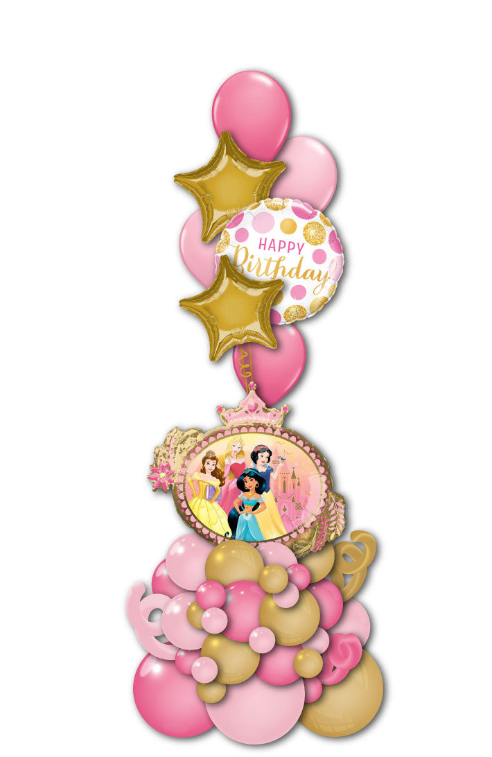 Disney Princess Balloon Tower