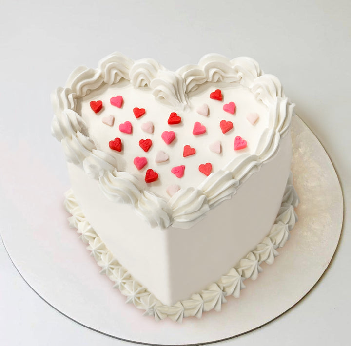 Valentine's Day Mini Heart Chocolate Cake