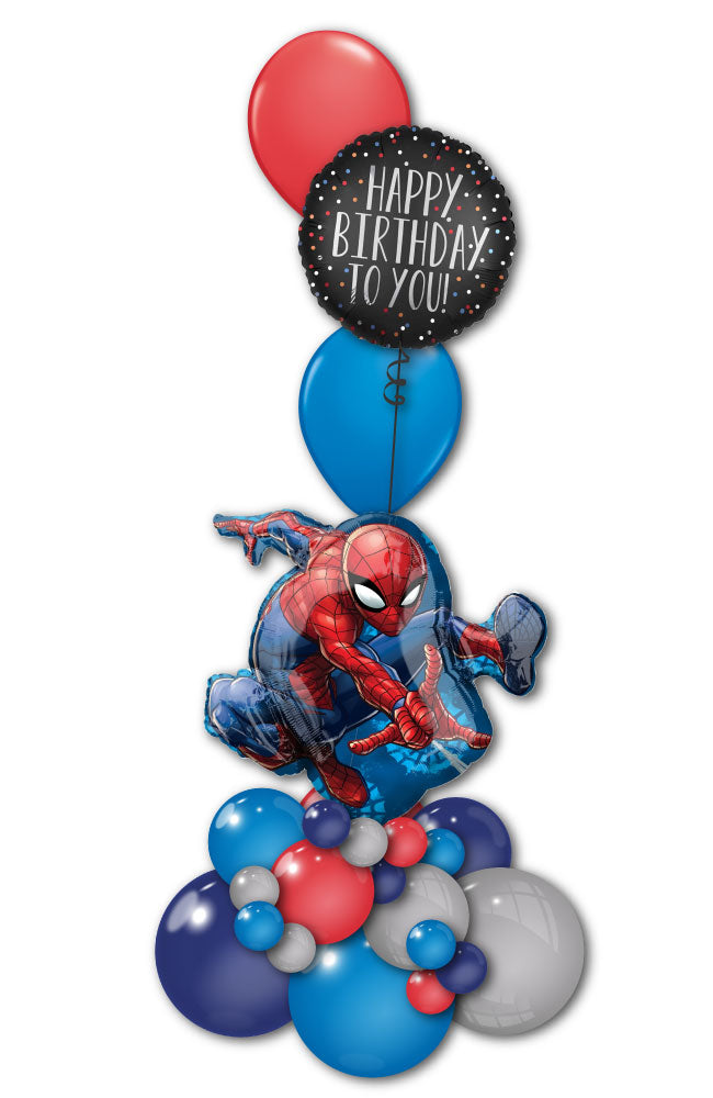 Spiderman Balloon Tower