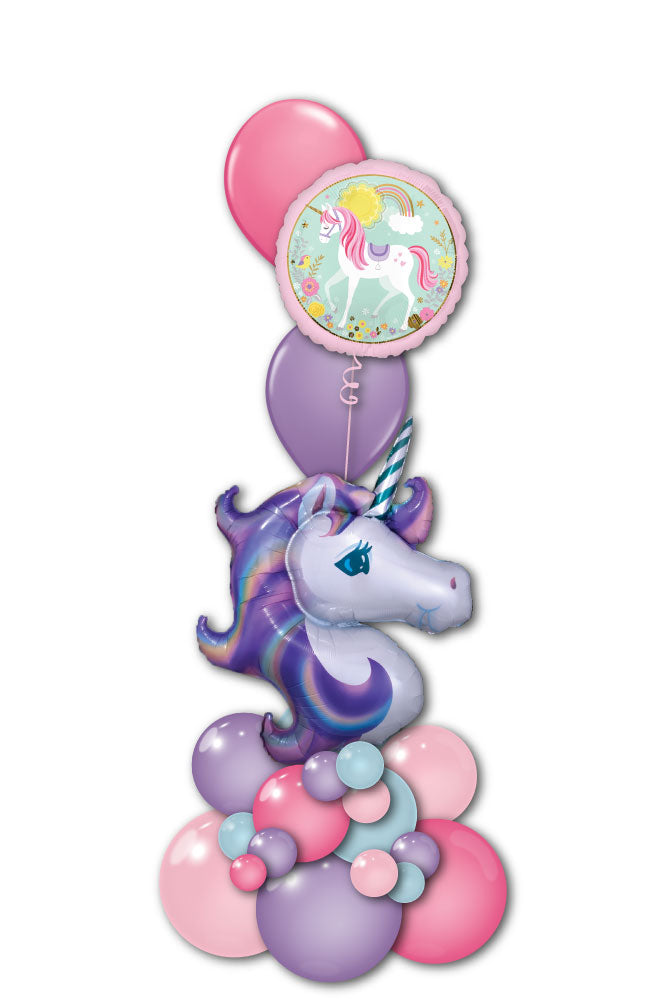 Unicorn Balloon Tower