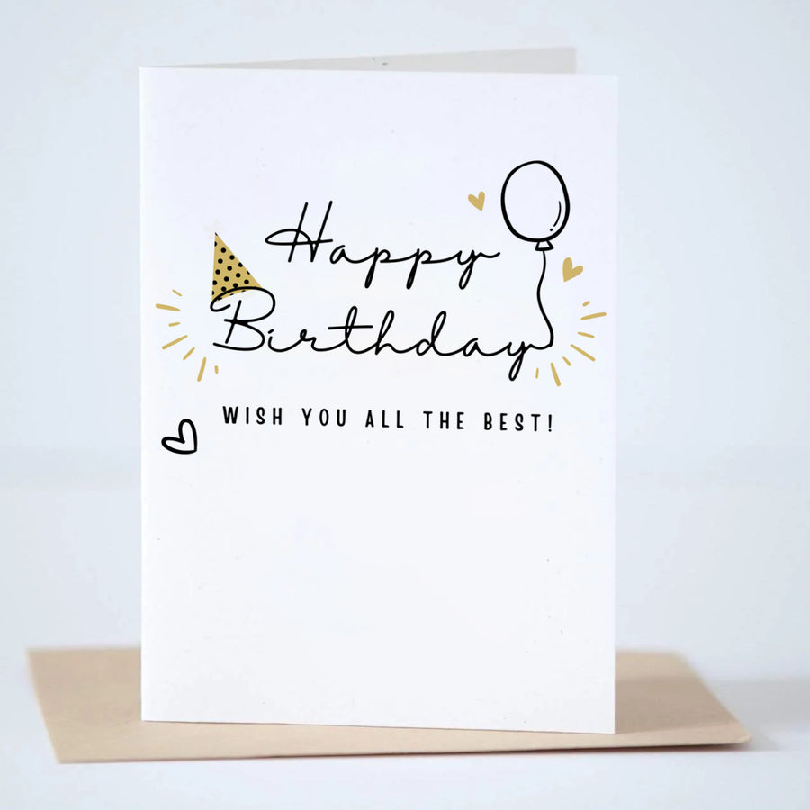 Happy Birthday Wish You All the Best! Greeting Card