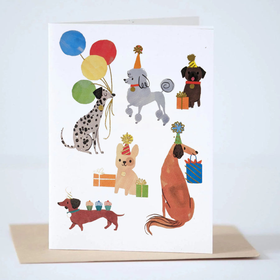Pup Party Greeting Card