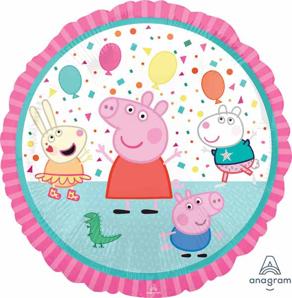 18" Peppa Pig Party Round
