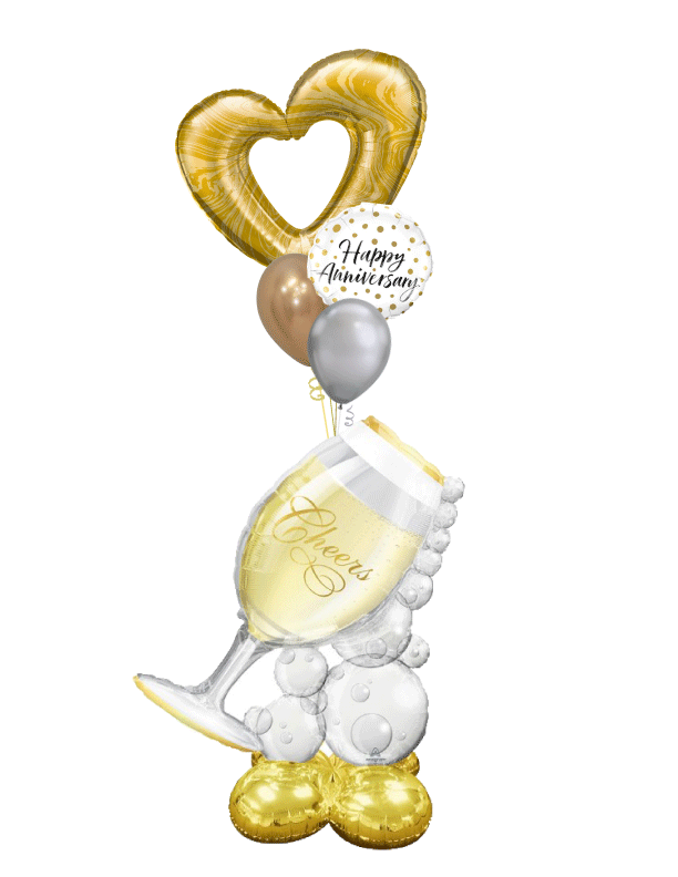 Ginormous Anniversaries Call for Champagne AirWalker Bouquet