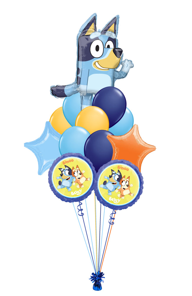 Happy Birthday From Bluey Balloon Bouquet