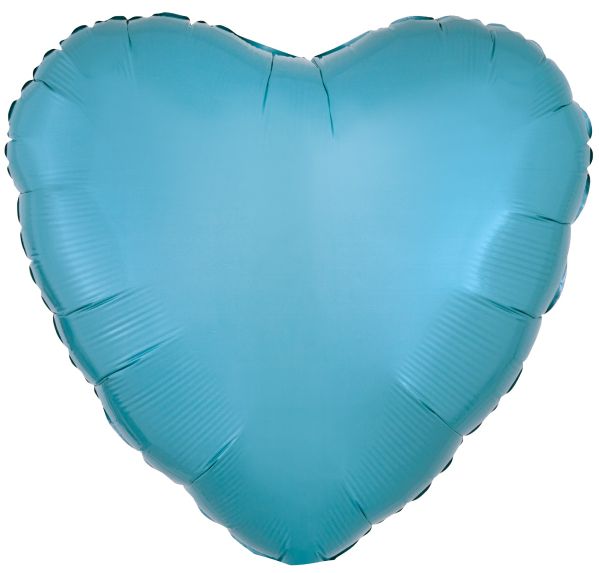 18" Caribbean Blue Heart