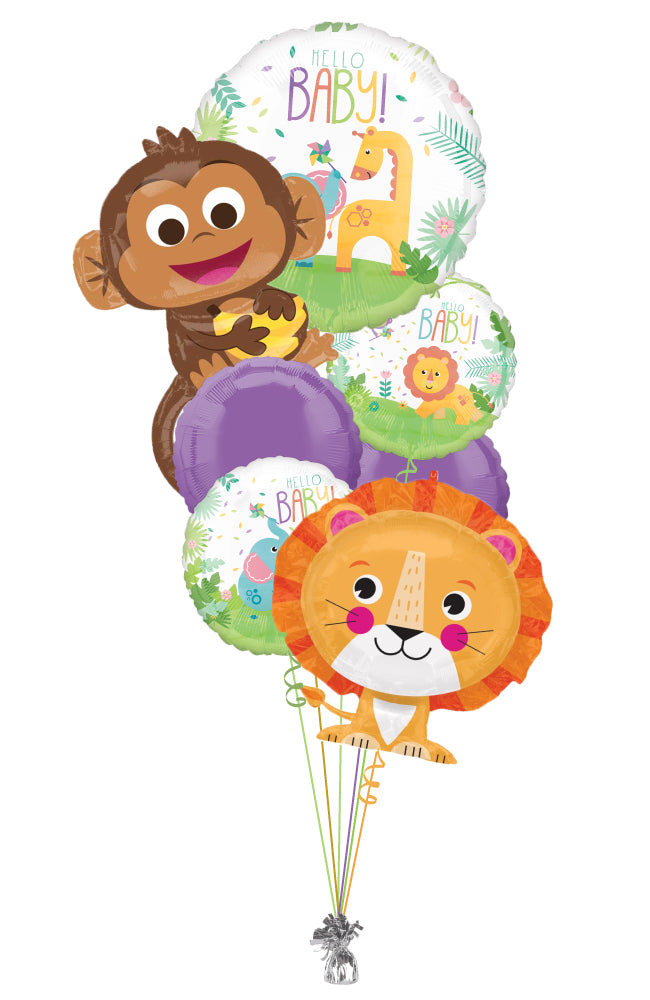 Welcome to the Safari, Baby! Balloon Bouquet