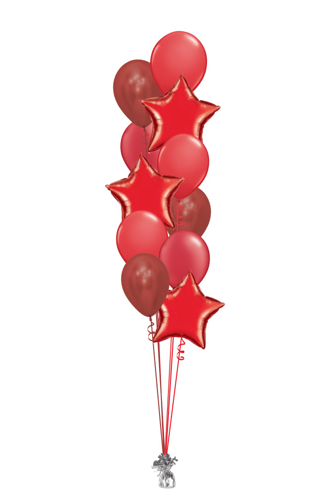 Red Tower Balloon Bouquet