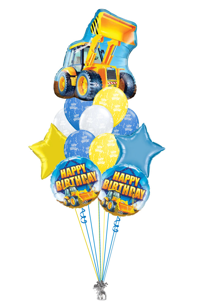 It's a Little Builder's Birthday Balloon Bouquet