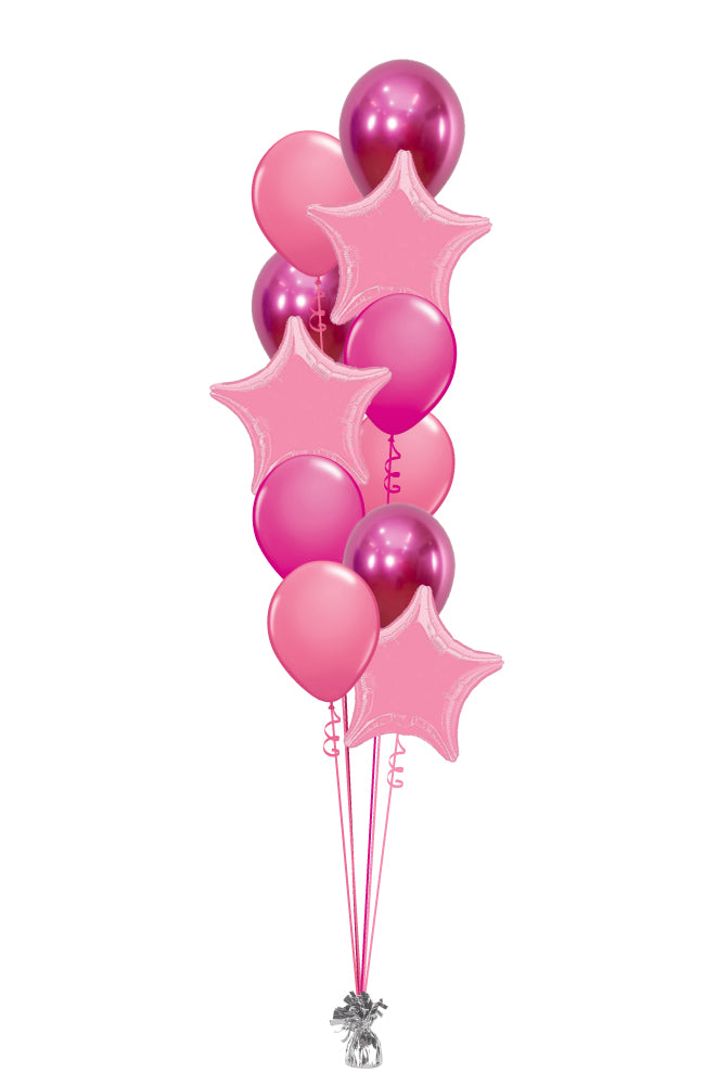 Pink Tower Balloon Bouquet