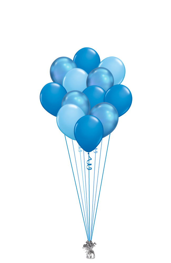 Blue Bunch Balloon Bouquet