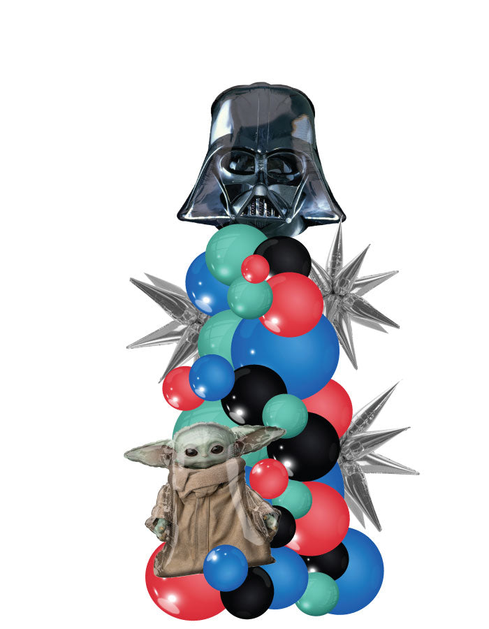 Star Wars Orgnanic Column  Balloon Bouquet