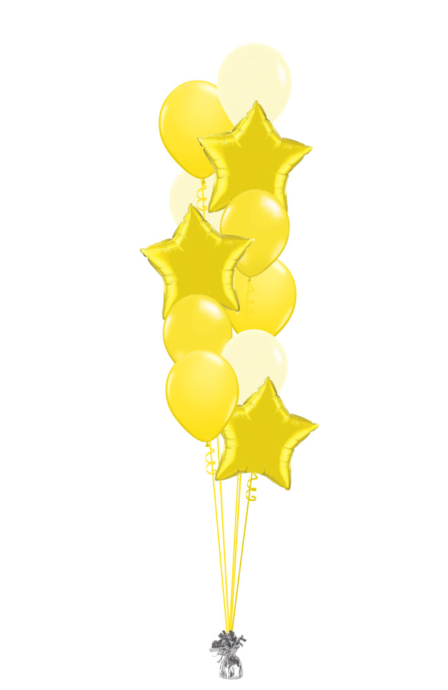 Yellow Tower Balloon Bouquet