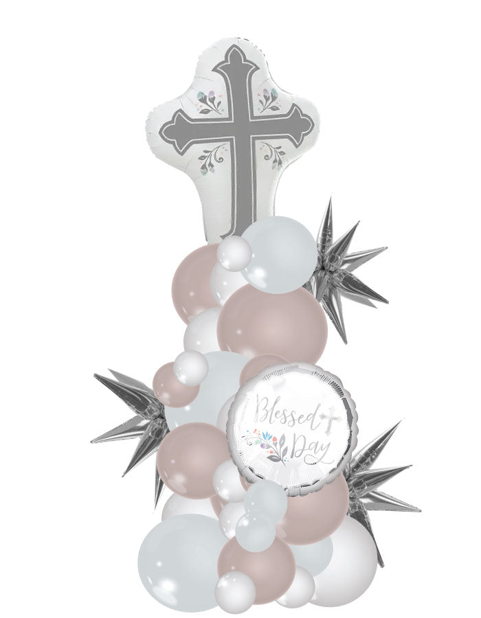 Blessed Day Organic Column Balloon Bouquet