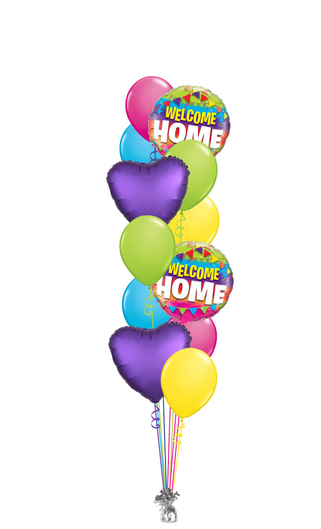 A Big Bright Welcome Home Balloon Bouquet