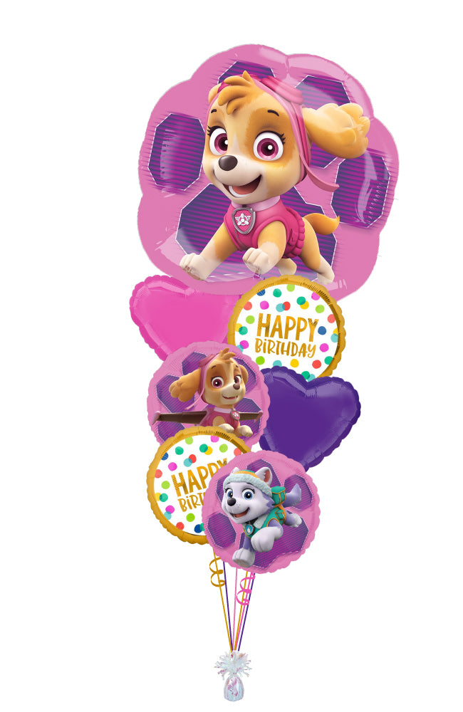 Girl Pup Paw Patrol Power Balloon Bouquet