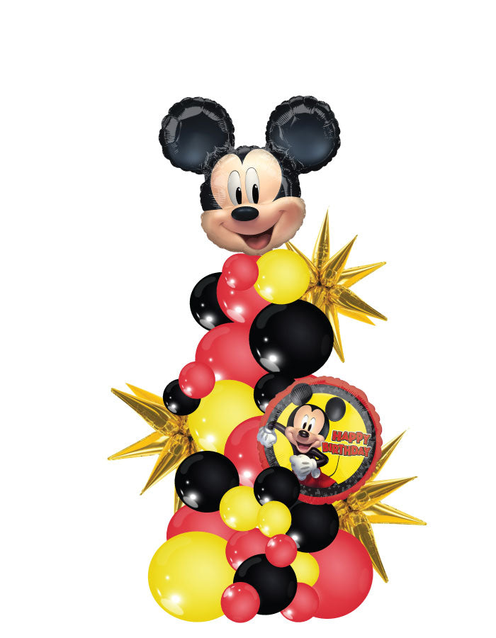  Mickey Orgnanic Column Balloon Bouquet