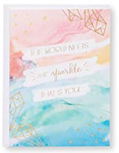 THE WORLD NEEDS THE sparkle THAT IS YOU. Greeting Card