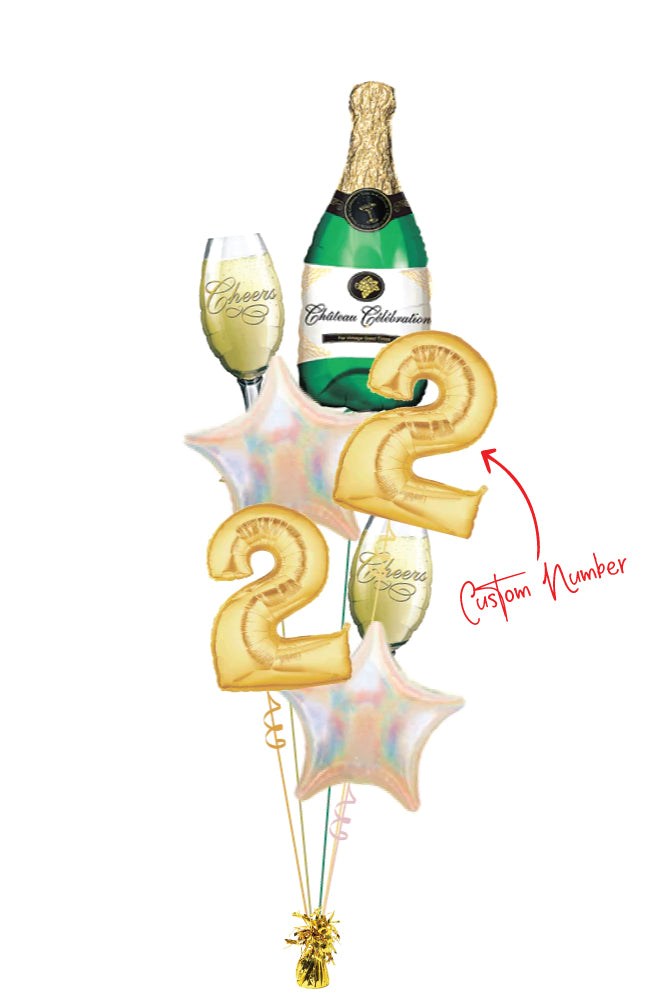Anniversary Champagne Celebration [Custom Number]