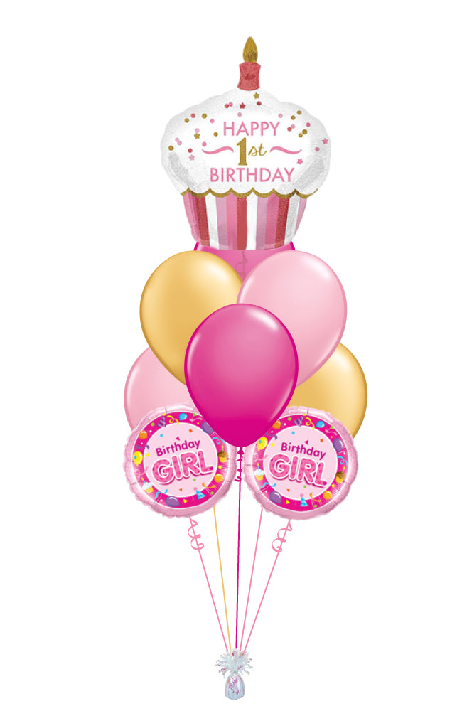 Happy 1st Birthday, Cupcake! - Girl