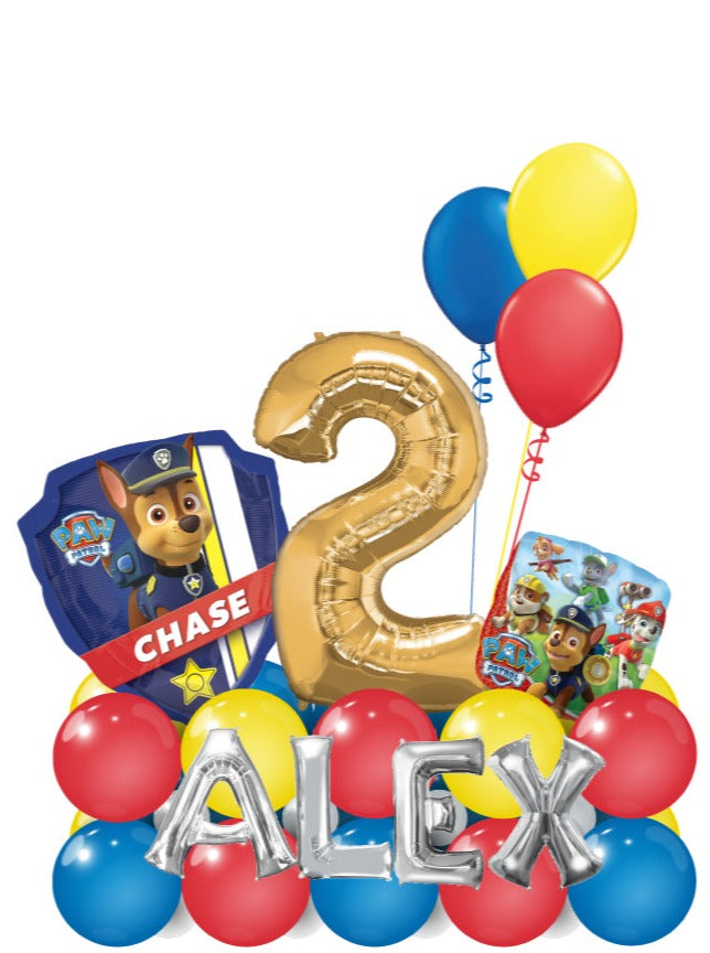 Paw Patrol Marquee with Name and Age
