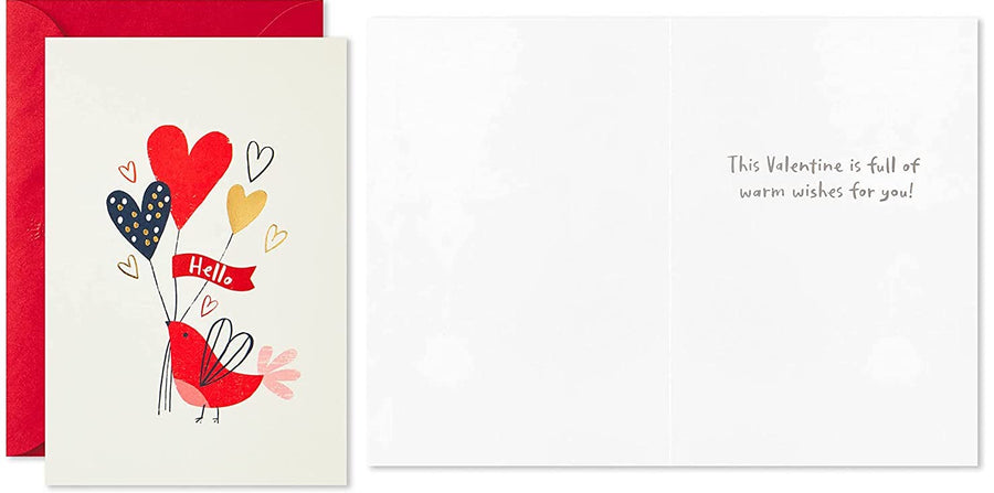 Warm Wishes for Valentines Day! Greeting Card