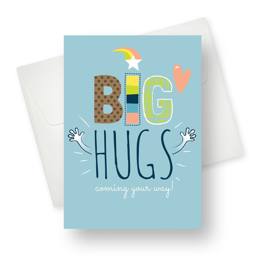 BIG HUGS coming your way Greeting Card