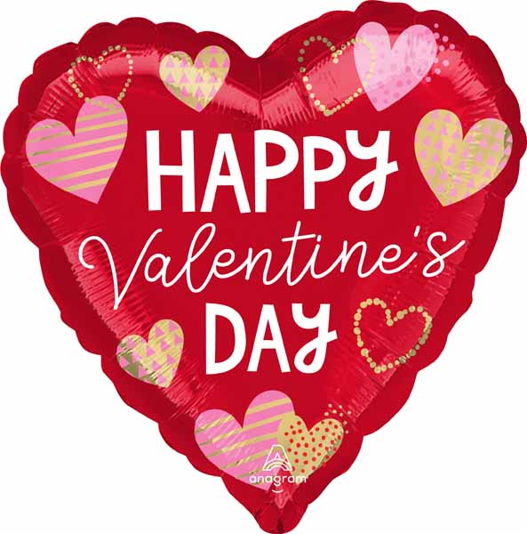 18" Crafty Heart Happy V-Day