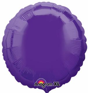 18" Round Quartz Purple