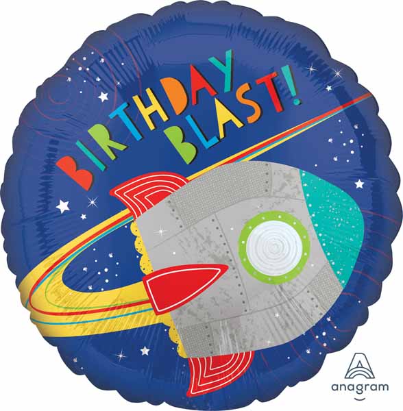 18" Blast off Birthday