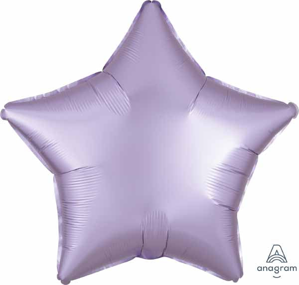 19" Pastel Satin Lilac Purple Star