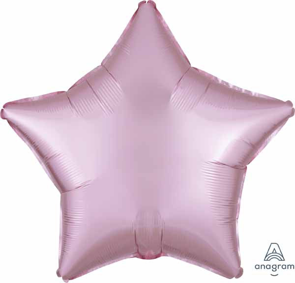 19" Pastel Satin Pink Star