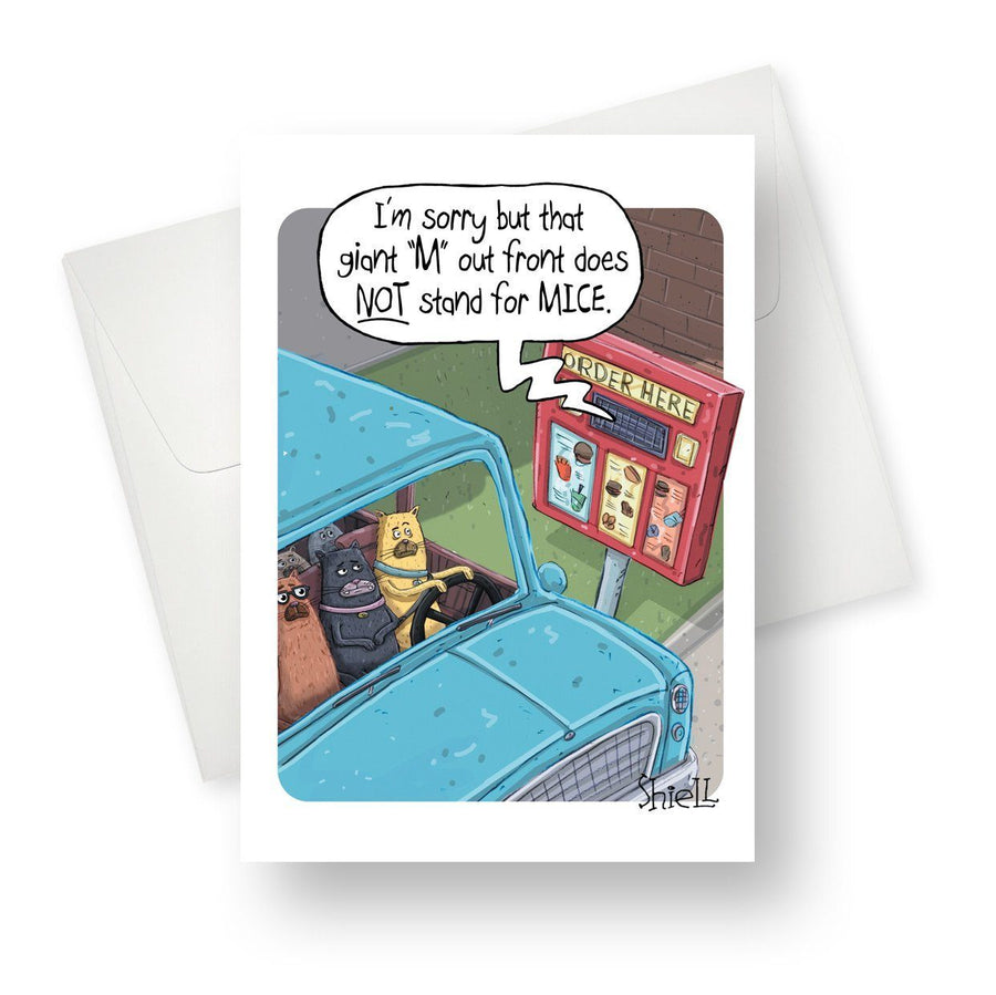 A side order of BEST WISHES! Greeting Card