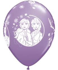11" Frozen SINGLE PURPLE Balloon