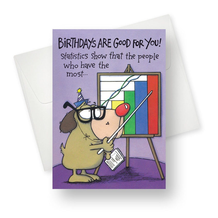 Birthdays are good for you! Greeting Card