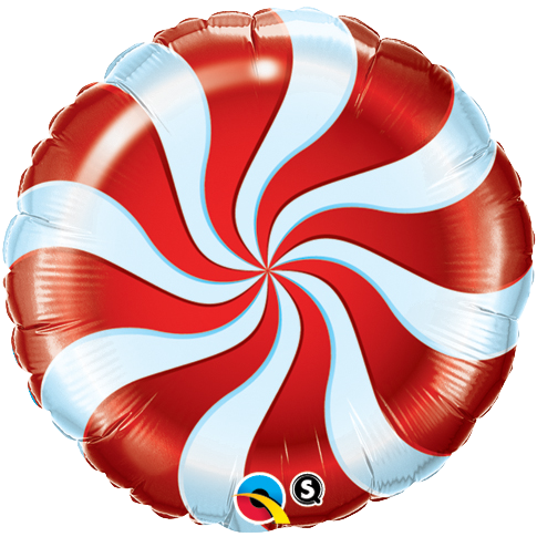 18" Candy Swirl - Red