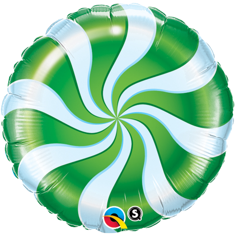 18" Candy Swirl - Green