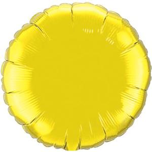 18" Round Yellow